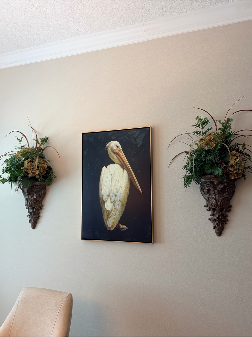 Lush Tropical Wall Sconces Floral